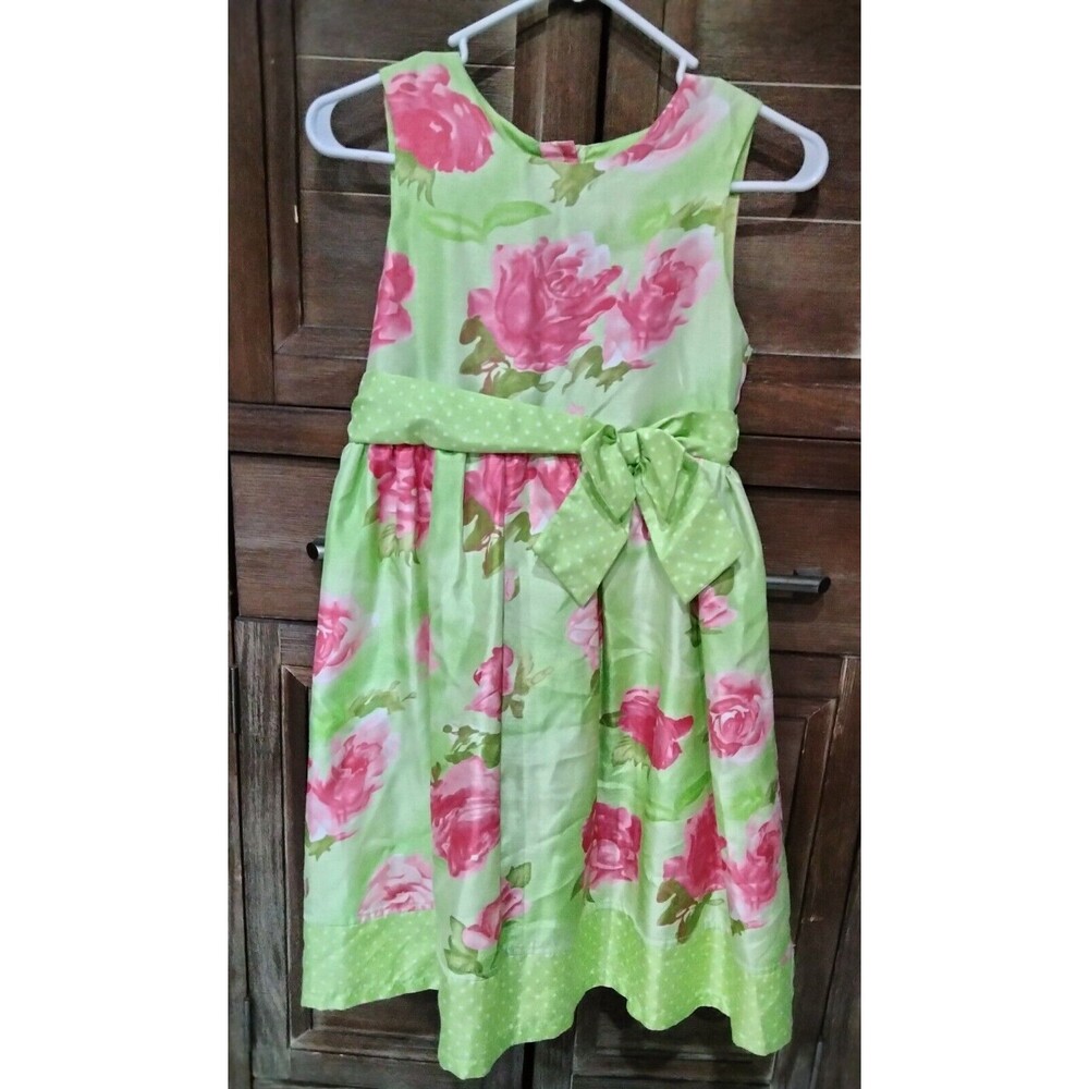 Holiday Edition Girls Size 10-12 Flower Dress Floral Sleeveless